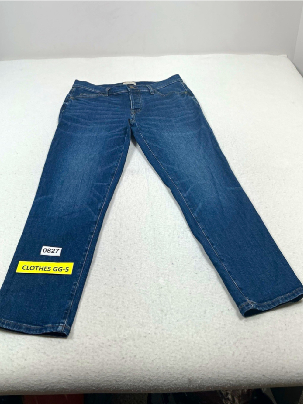 LOFT Women’s Boyfriend Blue Medium Wash Stretch Denim Jeans 5-Pocket Size 4